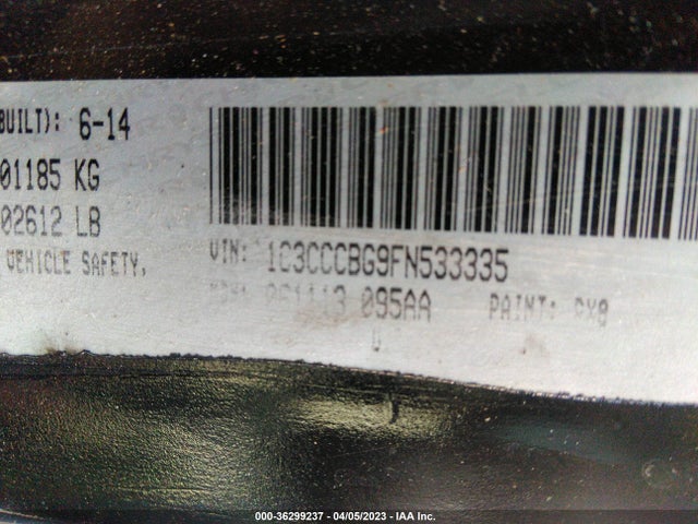 1C3CCCBG9FN533335 Chrysler 200 S
