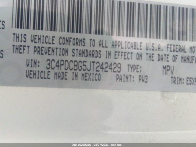 3C4PDCBG5JT242429 Dodge Journey Sxt