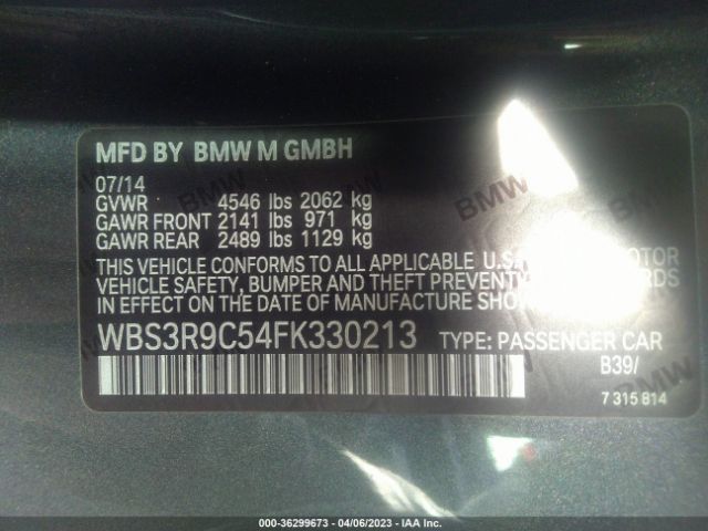 WBS3R9C54FK330213 BMW M4