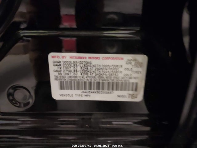 JA4JZ4AX3EZ002657 Mitsubishi OUTLANDER GT