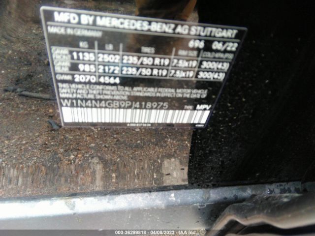 W1N4N4GB9PJ418975 Mercedes-Benz Gla Gla 250