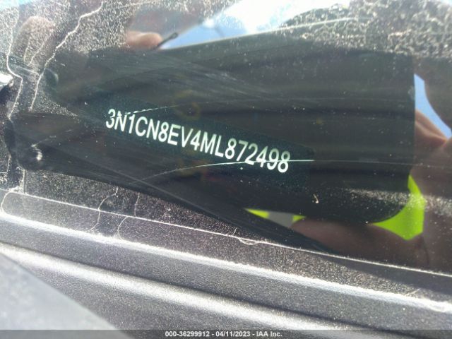 3N1CN8EV4ML872498 Nissan VERSA SV