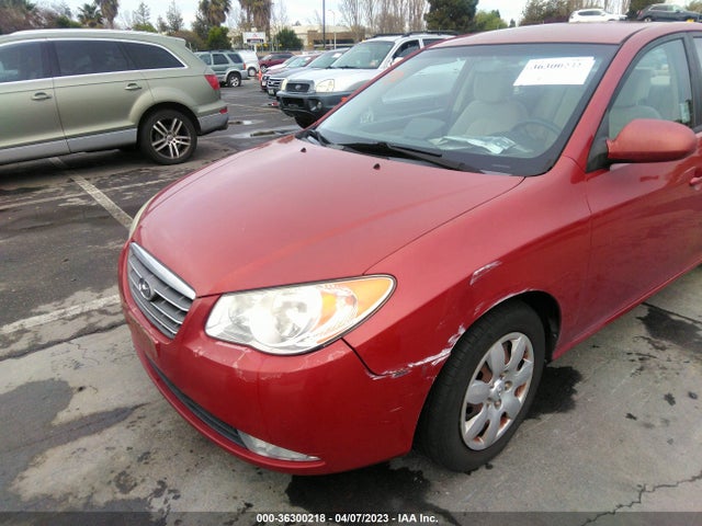 2009 HYUNDAI ELANTRA GLS VIN: KMHDU46D59U626362