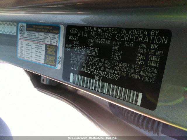 KNDEPCAA2M7212261 KIA Seltos Lx