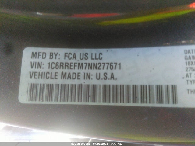 RAM 1500 Big Horn 2022 1C6RREFM7NN277671 Image 10