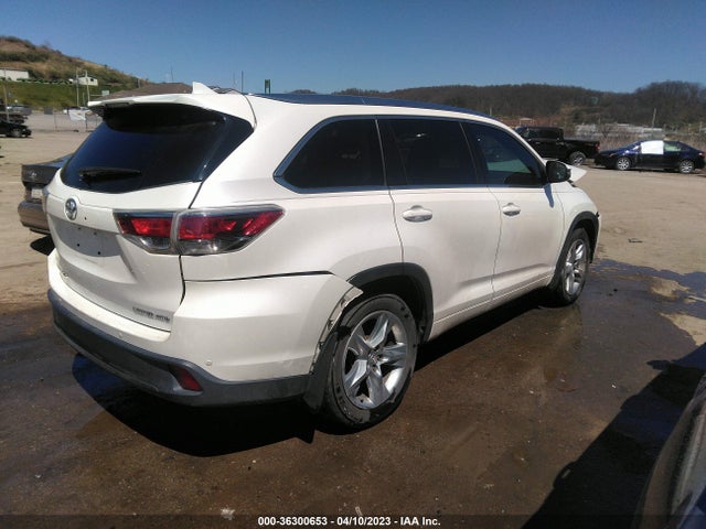 Toyota Highlander Limited 2015 5TDDKRFH1FS091623 Image 4