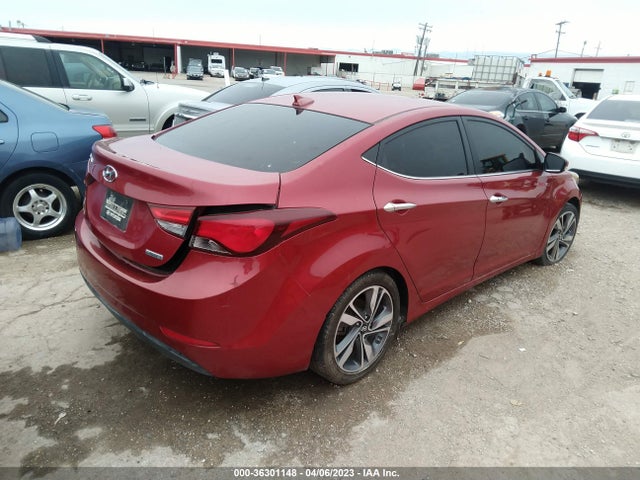 2016 HYUNDAI ELANTRA LIMITED VIN: KMHDH4AE2GU552190