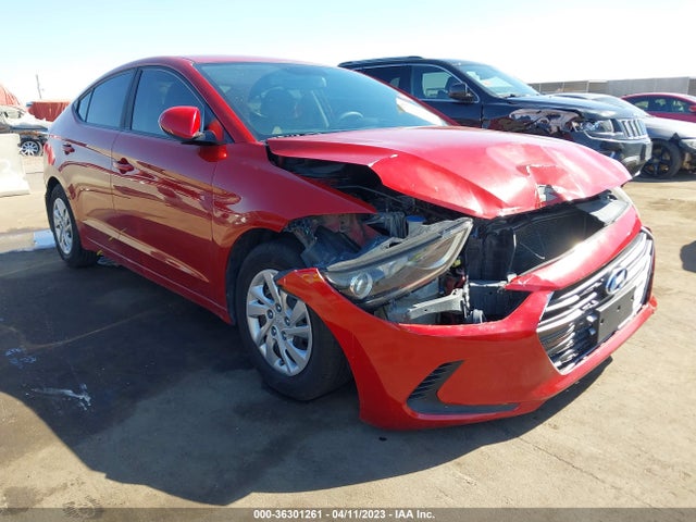 2017 HYUNDAI ELANTRA SE VIN: KMHD74LF9HU092648