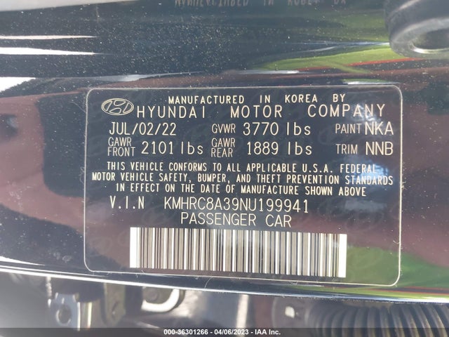 Hyundai Venue Sel 2022 KMHRC8A39NU199941 Image 9