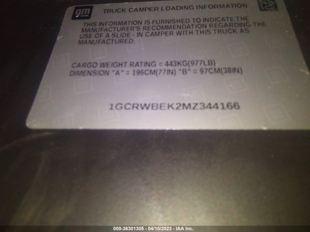 Chevrolet Silverado 1500 Custom 2021 1GCRWBEK2MZ344166 Image 9