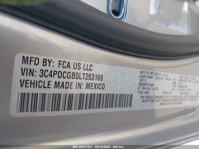 Dodge Journey Crossroad 2020 3C4PDCGB0LT263169 Image 9