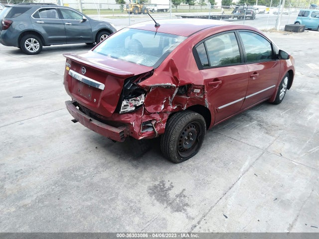 2012 NISSAN SENTRA 2.0 S VIN: 3N1AB6AP0CL678870