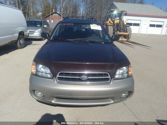 2002 SUBARU LEGACY WAGON OUTBACK W/ALL WEATHER PKG VIN: 4S3BH675127623823
