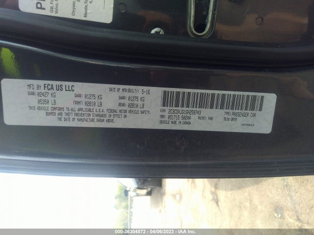 Dodge Charger Sxt 2016 2C3CDXJG1GH259743 Image 9