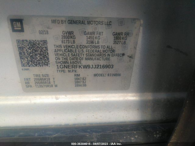 Chevrolet Traverse Ls 2018 1GNERFKW9JJ216903 Image 11
