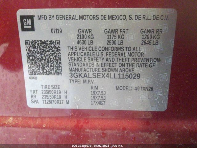 3GKALSEX4LL115029 GMC Terrain Denali