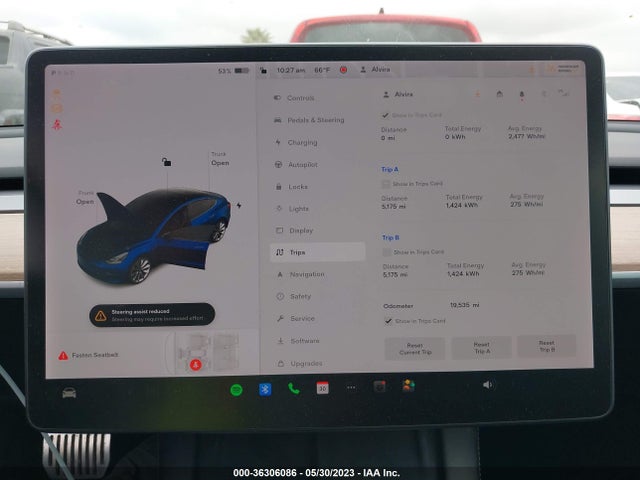 Tesla Model 3 Long Range 2021 5YJ3E1EB6MF942852 Image 7