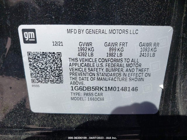1G6DB5RK1M0148146 Cadillac Ct4 Premium Luxury