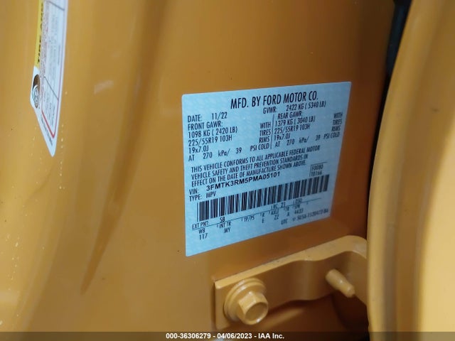 2023 Ford Mustang, VIN: 3FMTK3RM5PMA05101