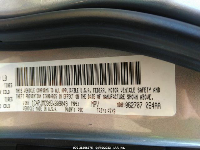 1C4PJMCS0EW309049 Jeep Cherokee Altitude