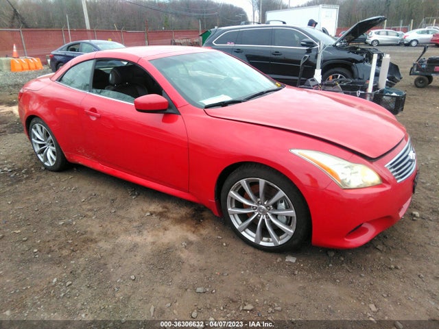2010 INFINITI G37 CONVERTIBLE SPORT VIN: JN1CV6FE6AM351805