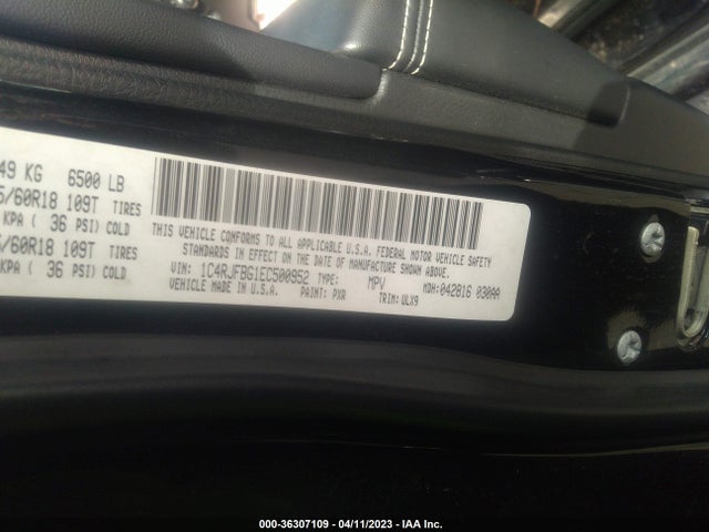 1C4RJFBG1EC500952 Jeep Grand Cherokee Limited
