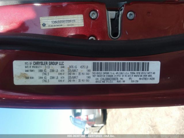 1C4NJDBBXED598378 Jeep Compass Sport