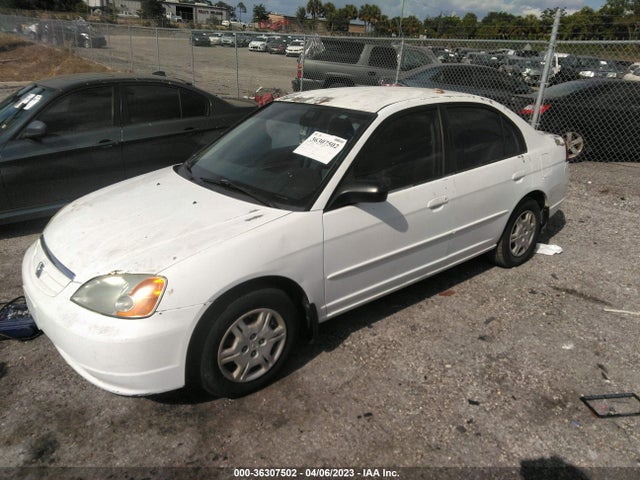 2002 HONDA CIVIC LX VIN: 2HGES16532H542962