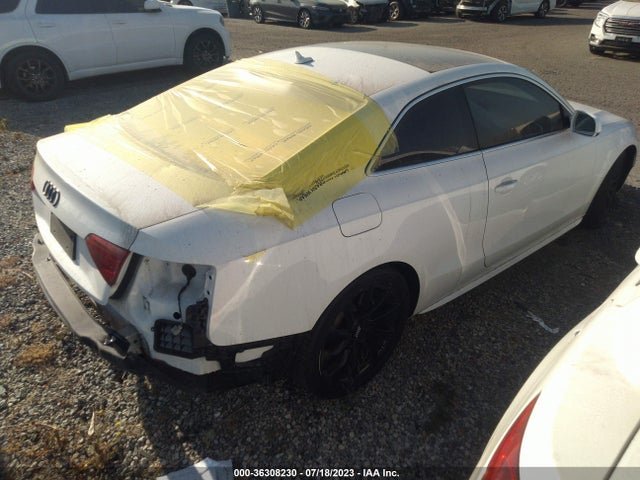 2013 AUDI A5 PREMIUM PLUS VIN: WAULFAFRXDA022401