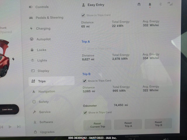 Tesla Model 3 Long Range/performance 2019 5YJ3E1EB3KF464810 Image 8