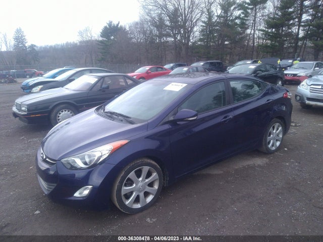 2013 HYUNDAI ELANTRA LIMITED PZEV VIN: 5NPDH4AE7DH414753