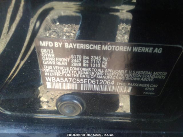 WBA5A7C55ED612064 BMW 5 Series 528i Xdrive