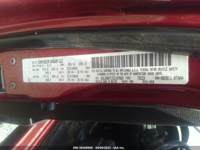 RAM 1500 Express 2014 3C6JR6AT1EG107803 Image 9