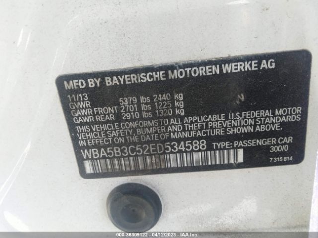 WBA5B3C52ED534588 BMW 5 Series 535i Xdrive