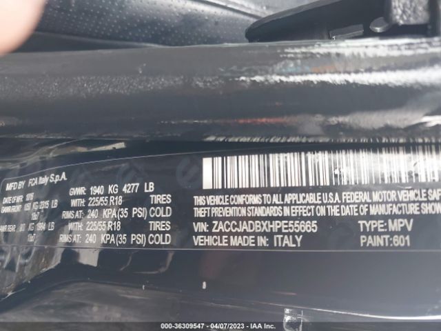 ZACCJADBXHPE55665 Jeep Renegade Limited