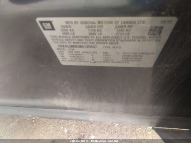 2GKALMEK9E6125837 GMC Terrain Sle
