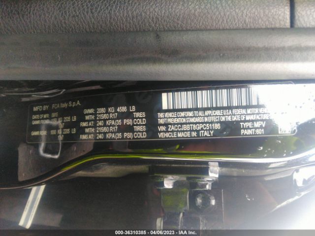 ZACCJBBT8GPC51186 Jeep Renegade Latitude