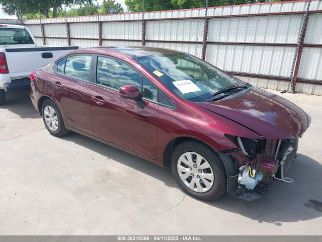 2012 HONDA CIVIC SDN LX VIN: 19XFB2F51CE043759