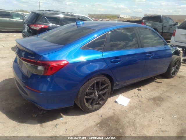 2022 HONDA CIVIC SEDAN SPORT VIN: 2HGFE2F5XNH516168