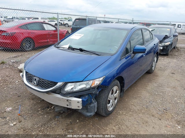 Honda Civic Sedan Lx 2014 19XFB2F5XEE045836 Image 2