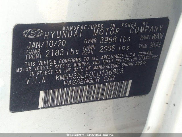 Hyundai ELANTRA GT 2020 KMHH35LE0LU136863 Image 9