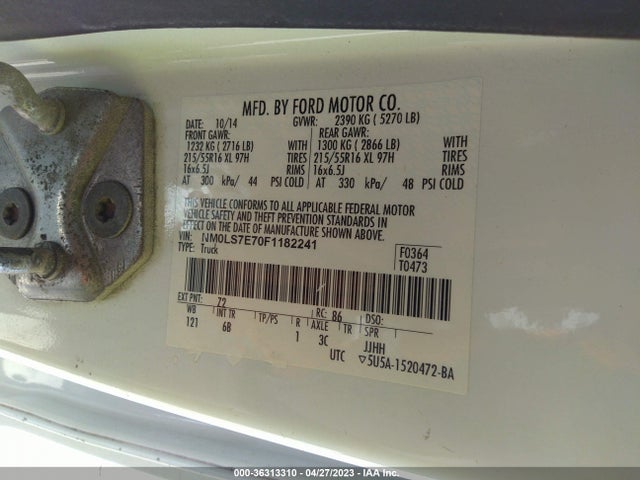 Ford Transit Connect Xl 2015 NM0LS7E70F1182241 Image 10