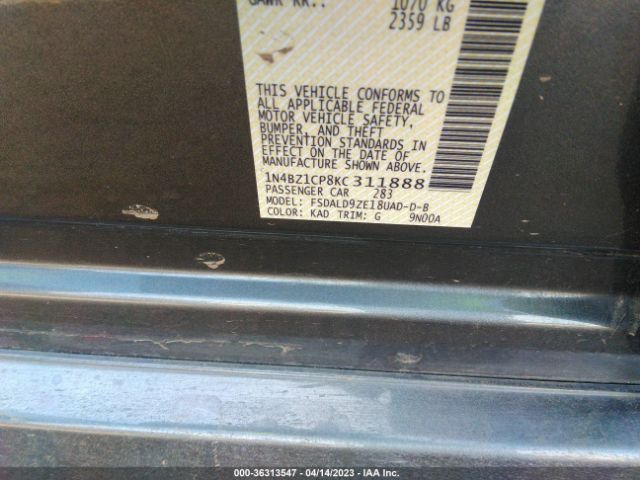 1N4BZ1CP8KC311888 Nissan Leaf Sv Plus