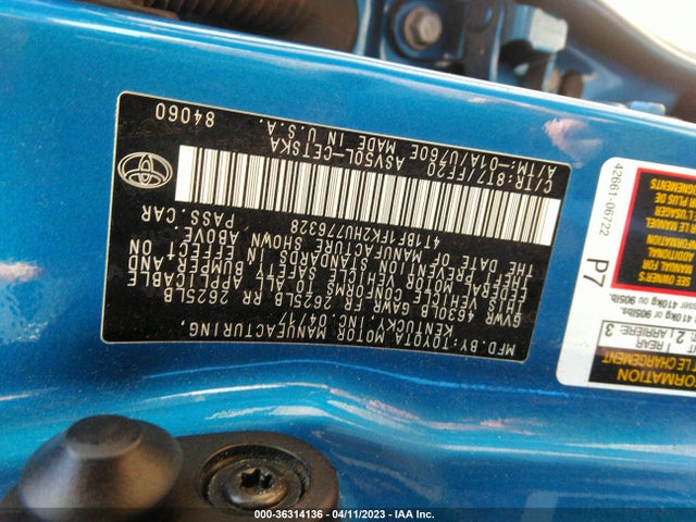 Toyota CAMRY SE 2017 4T1BF1FK2HU776328 Image 9