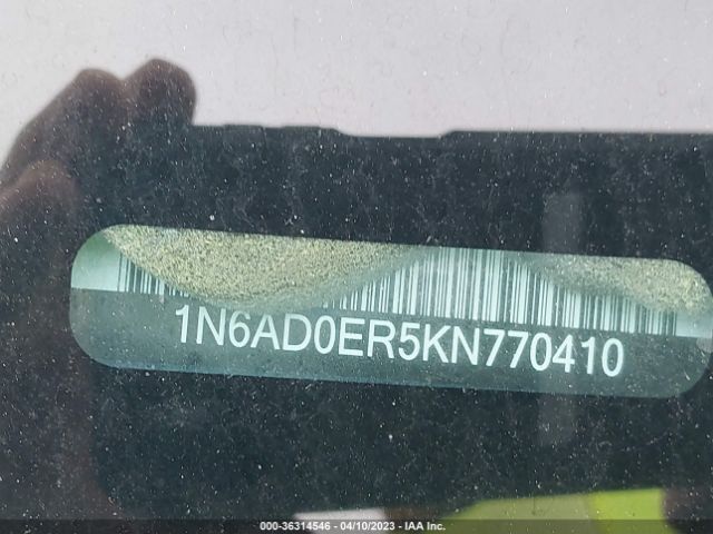 1N6AD0ER5KN770410 Nissan Frontier Sv
