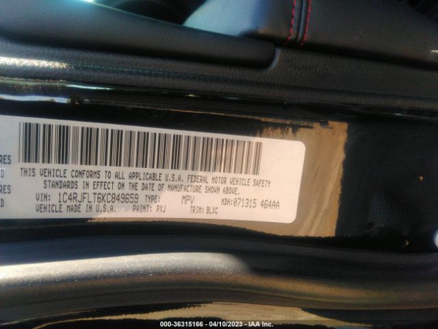 1C4RJFLT6KC849659 Jeep Grand Cherokee Trailhawk
