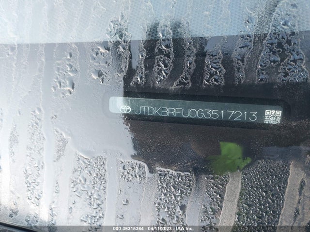 Toyota Prius Two 2016 JTDKBRFU0G3517213 Image 10