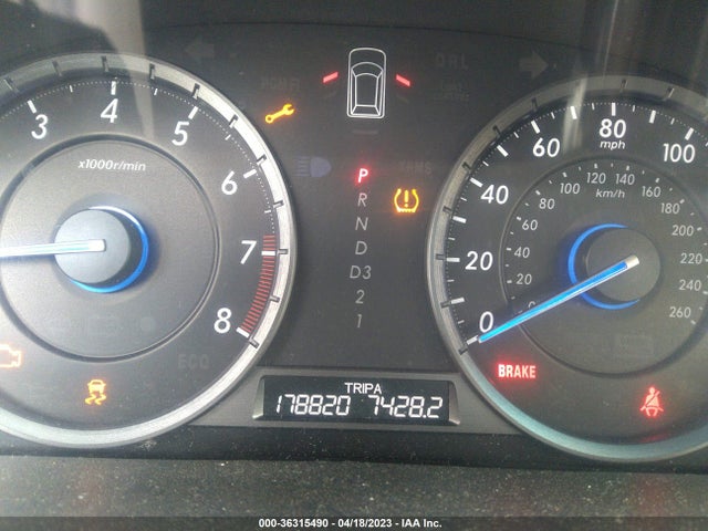 2012 HONDA CROSSTOUR EX-L VIN: 5J6TF2H59CL003290