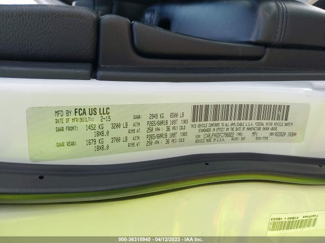 Jeep Grand Cherokee Laredo 2015 1C4RJFAG5FC796822 Image 10