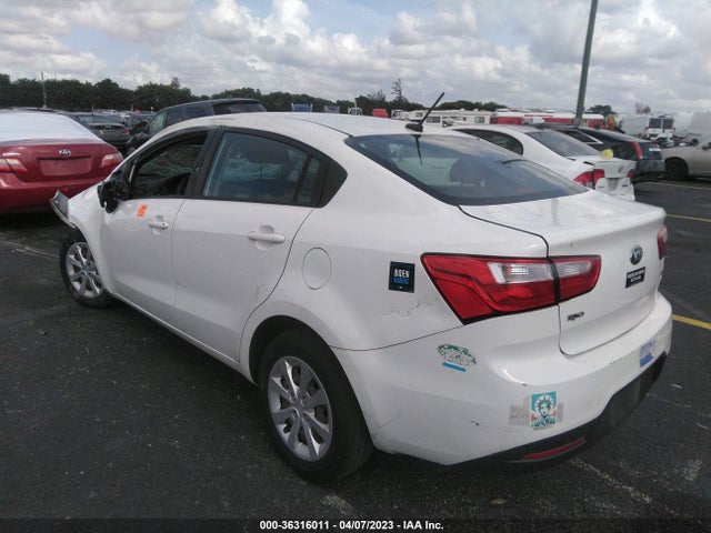 2015 KIA RIO LX VIN: KNADM4A37F6501914
